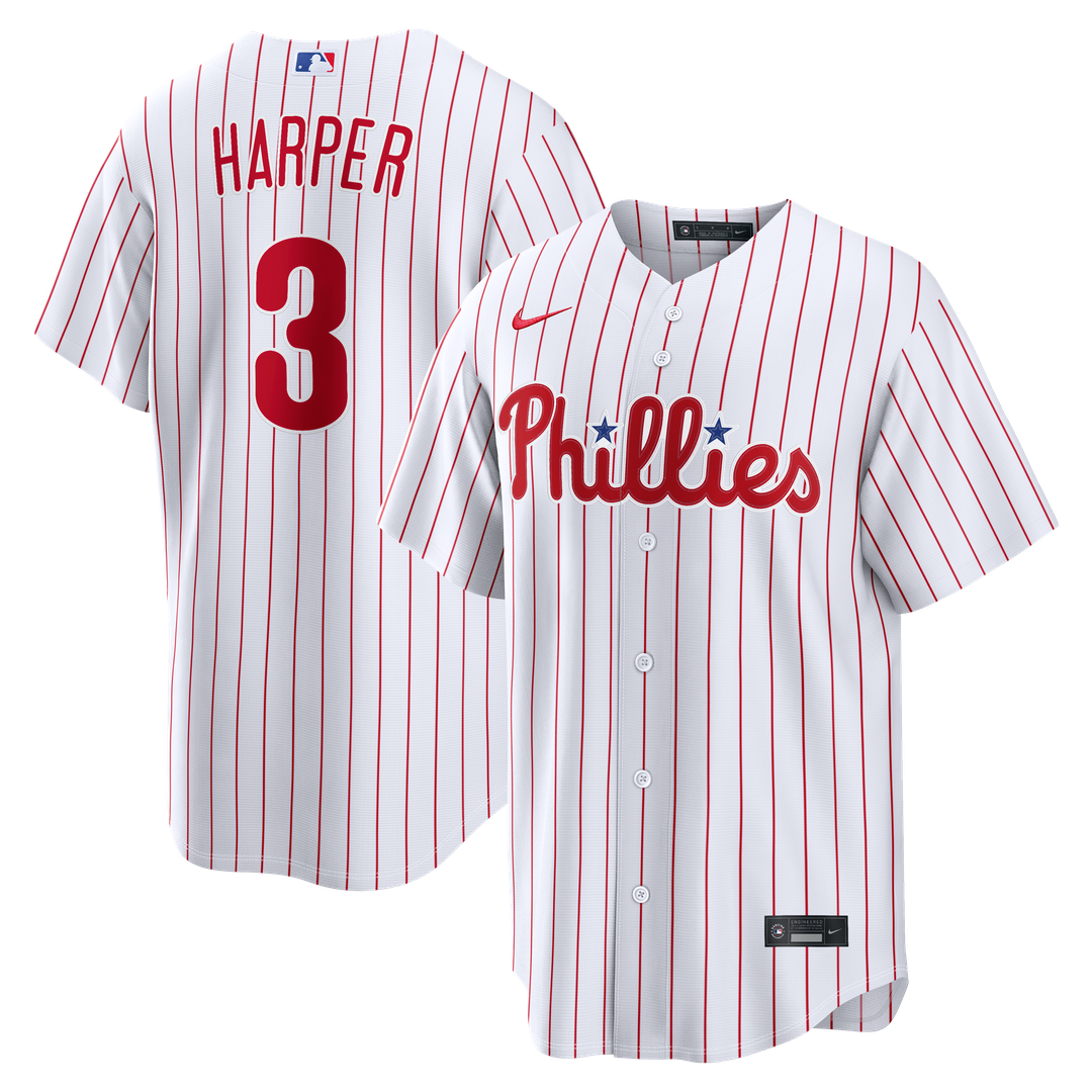Philadelphia Phillies Bryce Harper Alternate Replica Jersey - Cream