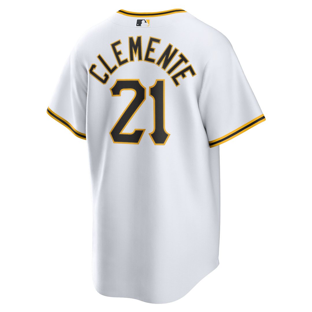 Pittsburgh Pirates Roberto Clemente Home Replica Player Name Jersey - White