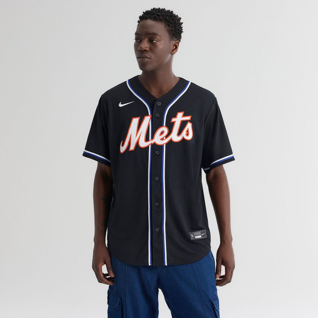 New York Mets Juan Soto Fashion Replica Black Out Jersey