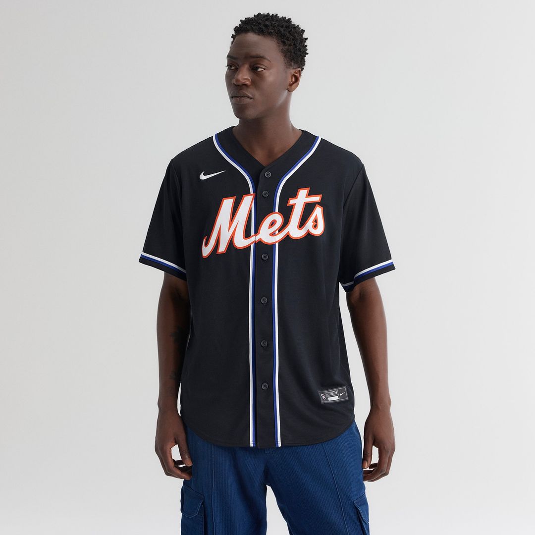New York Mets Juan Soto Fashion Replica Black Out Jersey