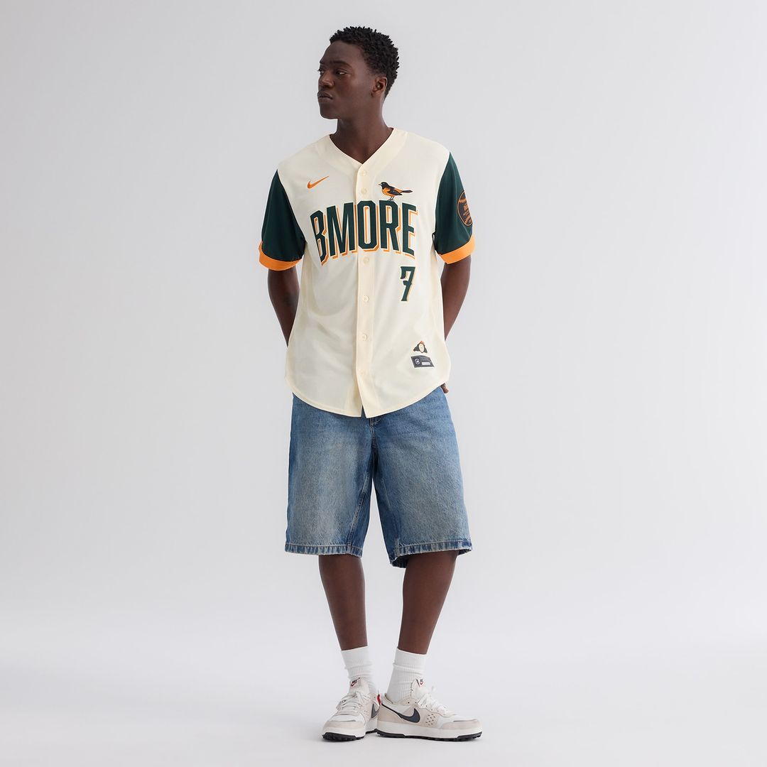 Baltimore Orioles Jackson Holliday 2026 City Connect Stadium Jersey - Cream