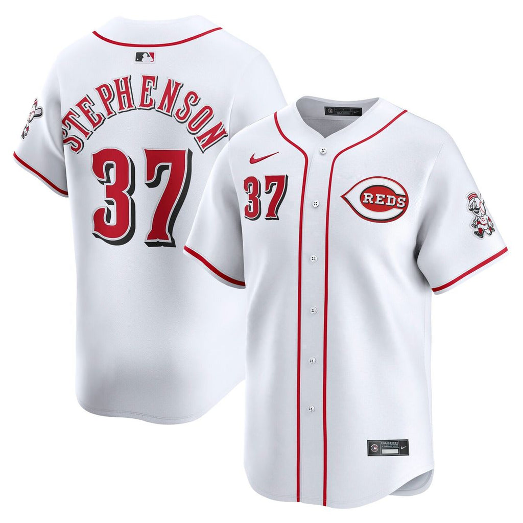 Cincinnati Reds Tyler Stephenson Home Limited Jersey - White