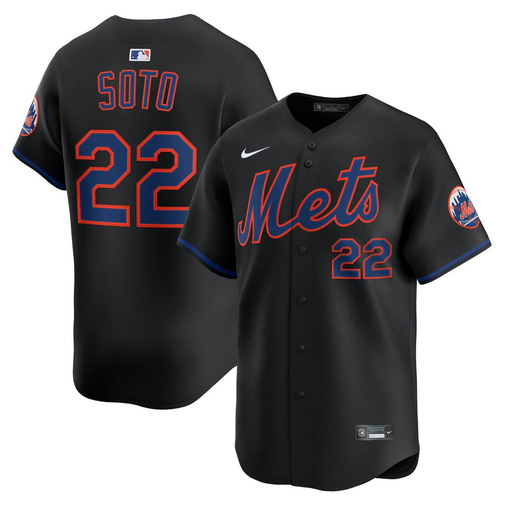New York Mets Juan Soto Alternate Limited Jersey - Black