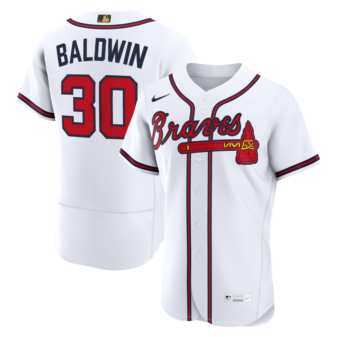 Atlanta Braves Drake Baldwin Awards Authentic Jersey - White