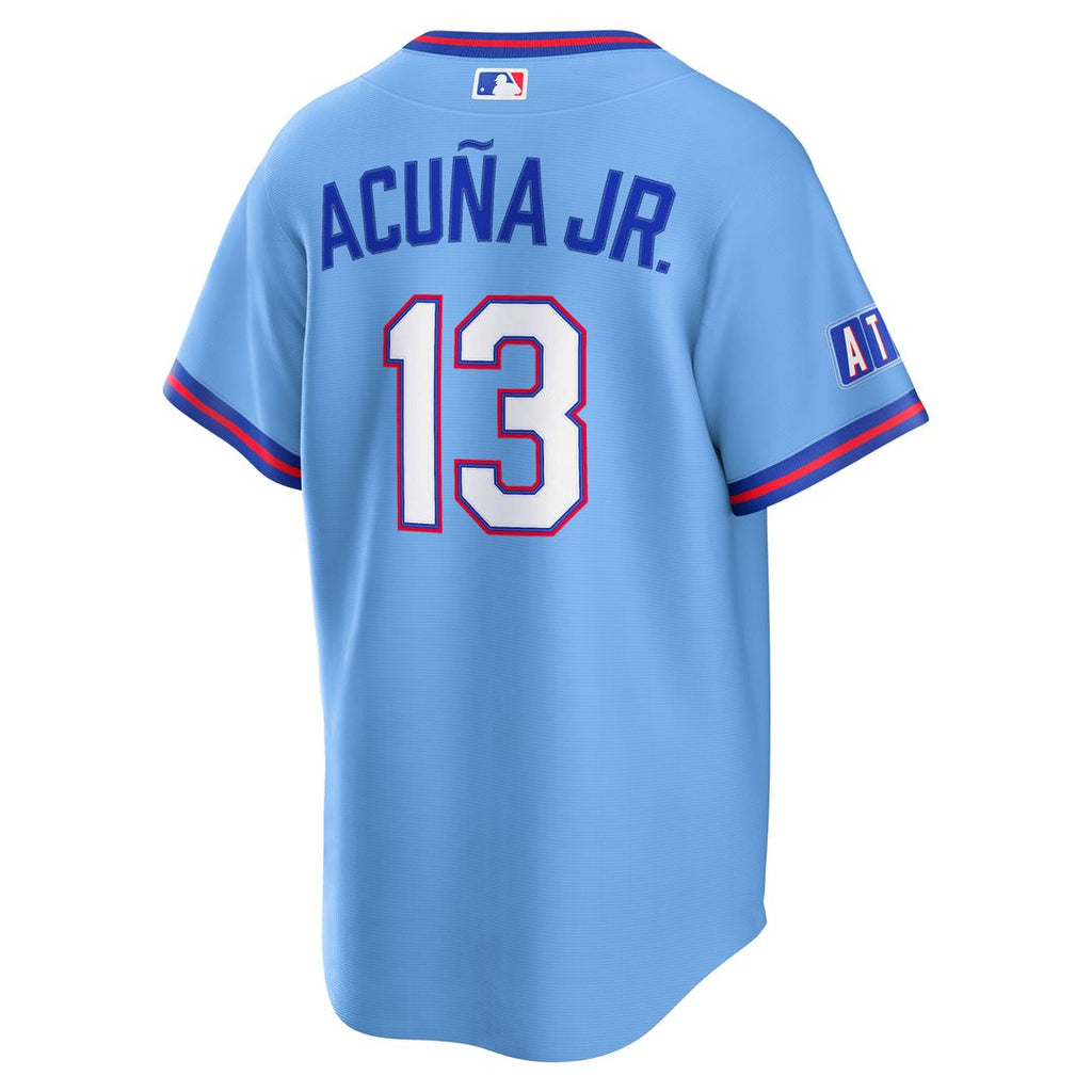 Atlanta Braves Ronald Acuña Jr. 2026 City Connect Stadium Jersey - Powder Blue