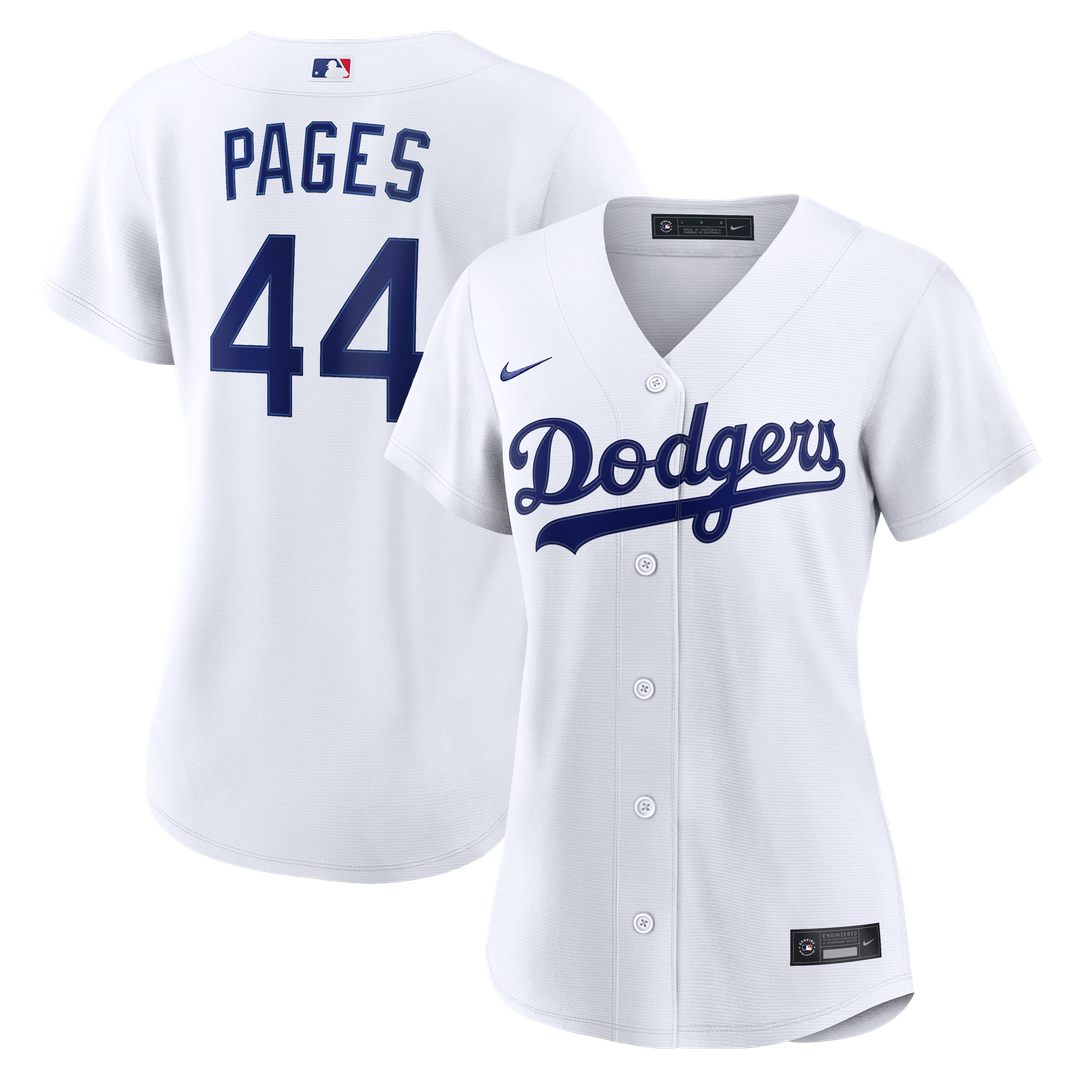 Los Angeles Dodgers Andy Pages Women's Home Replica Jersey - White
