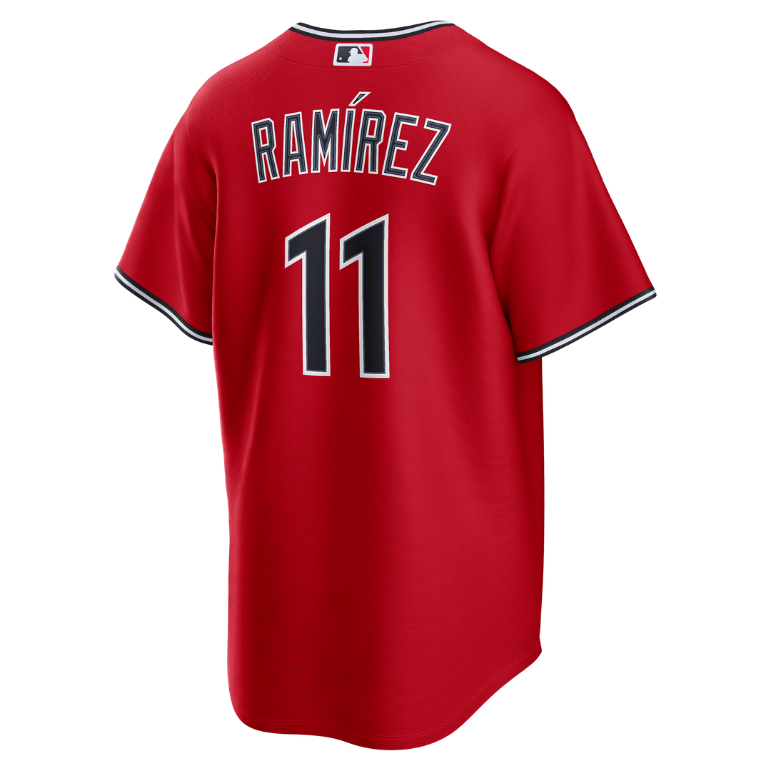 Cleveland Guardians José Ramírez Alternate Replica Jersey - Red
