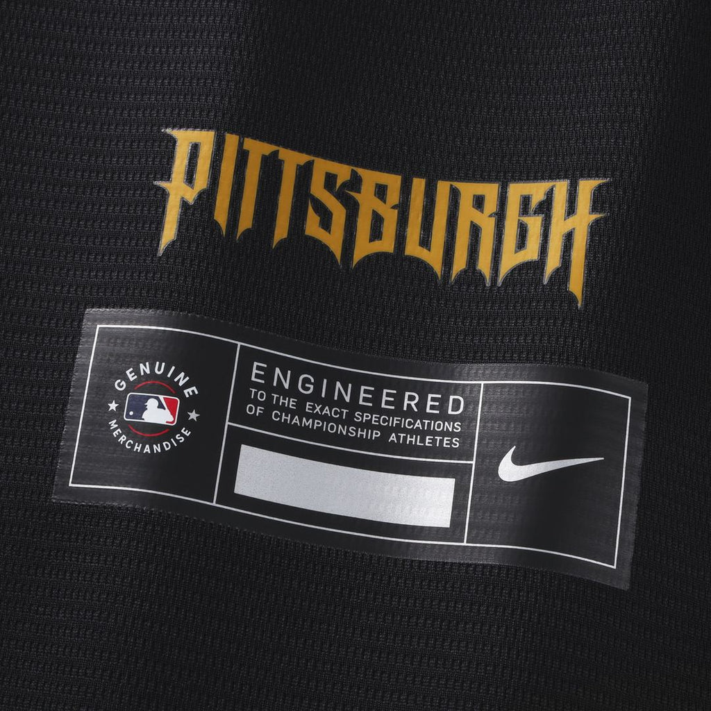 Pittsburgh Pirates Konnor Griffin 2026 City Connect Stadium Jersey - Black