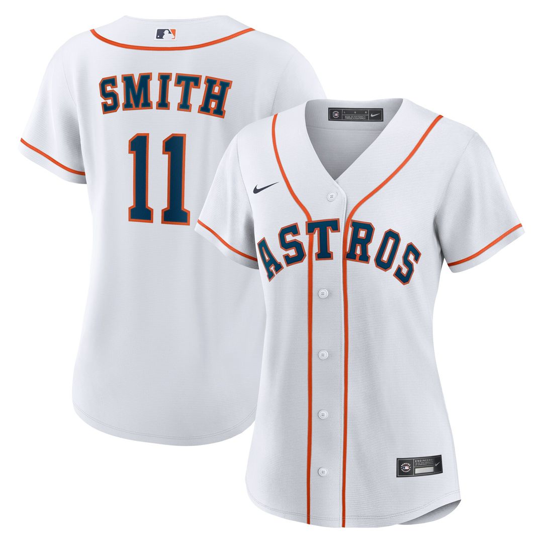 Houston Astros Cam Smith Women's Home Replica Jersey - White