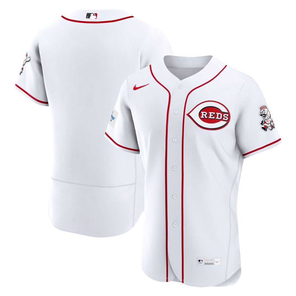 Cincinnati Reds Home Authentic Jersey - White