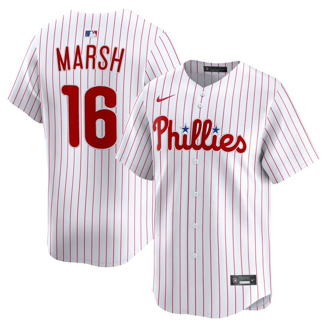 Philadelphia Phillies Brandon Marsh Home Limited Jersey - White
