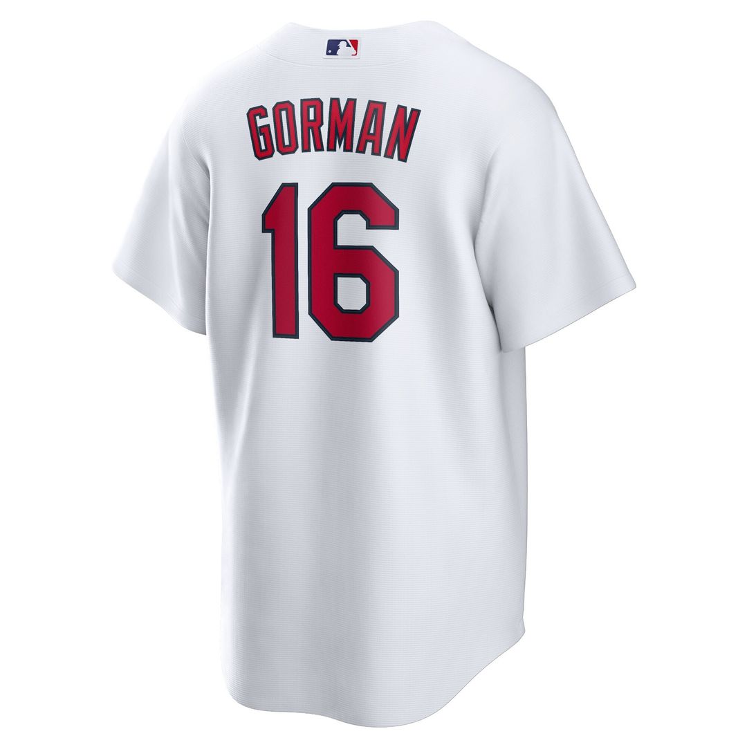 St. Louis Cardinals Nolan Gorman Home Replica Jersey - White