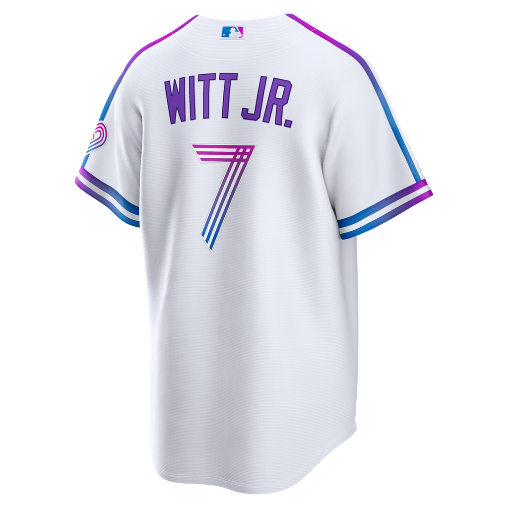 Kansas City Royals Bobby Witt Jr. 2026 City Connect Stadium Jersey - White