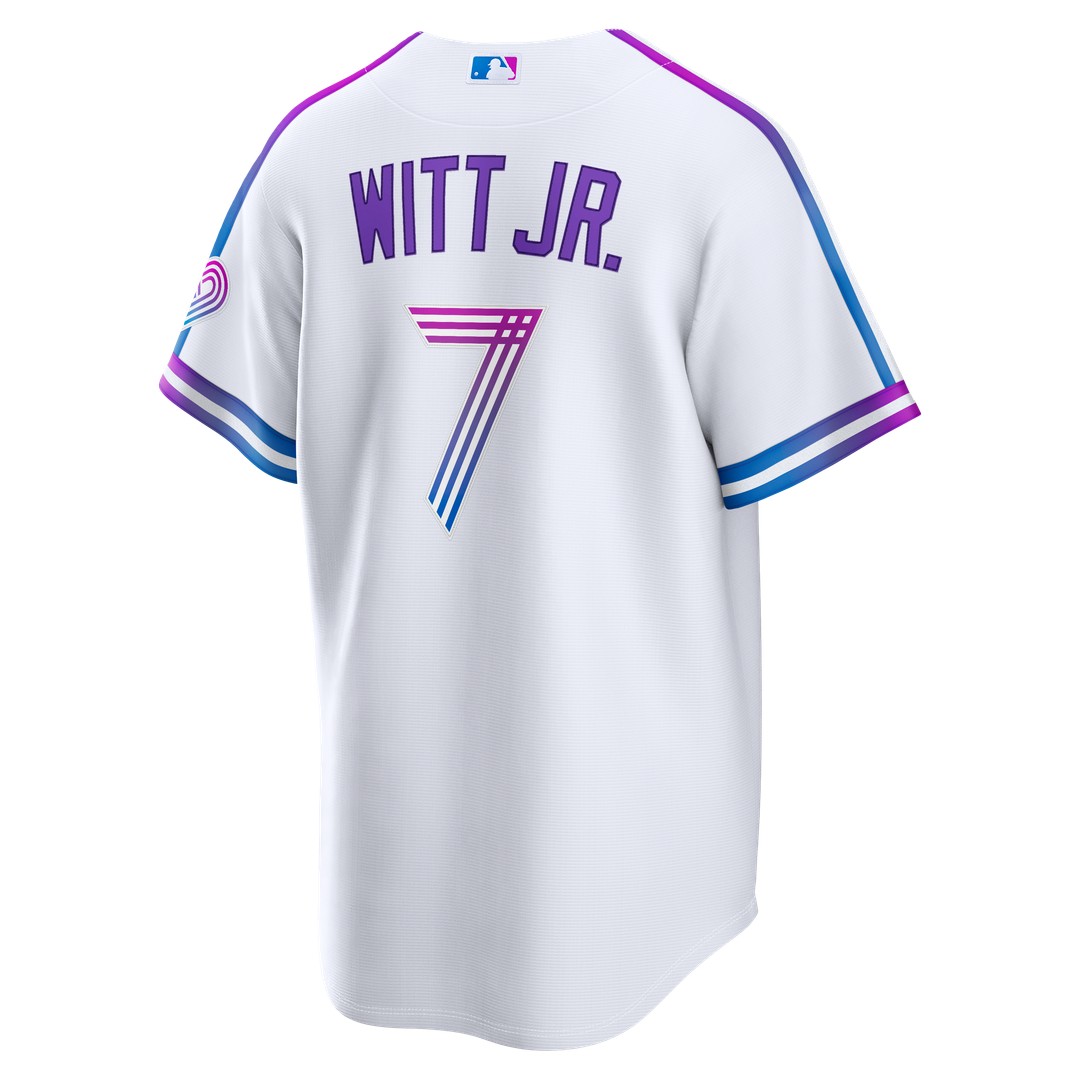 Kansas City Royals Bobby Witt Jr. 2026 City Connect Stadium Jersey - White