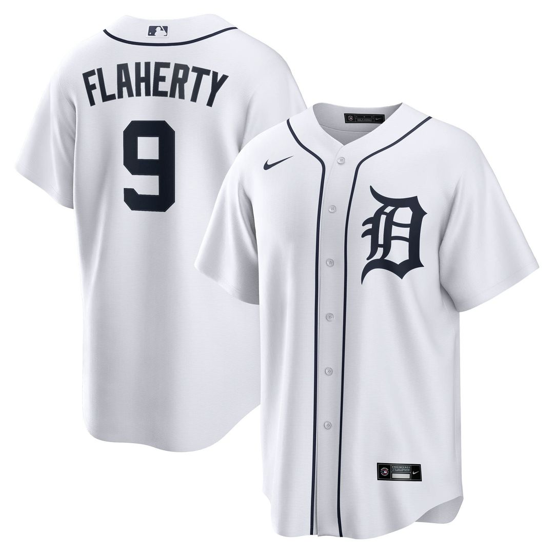 Detroit Tigers Jack Flaherty Home Replica Jersey - White