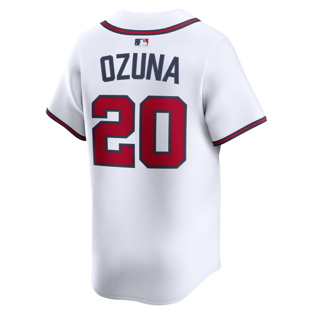 Atlanta Braves Marcell Ozuna Home Limited Jersey - White