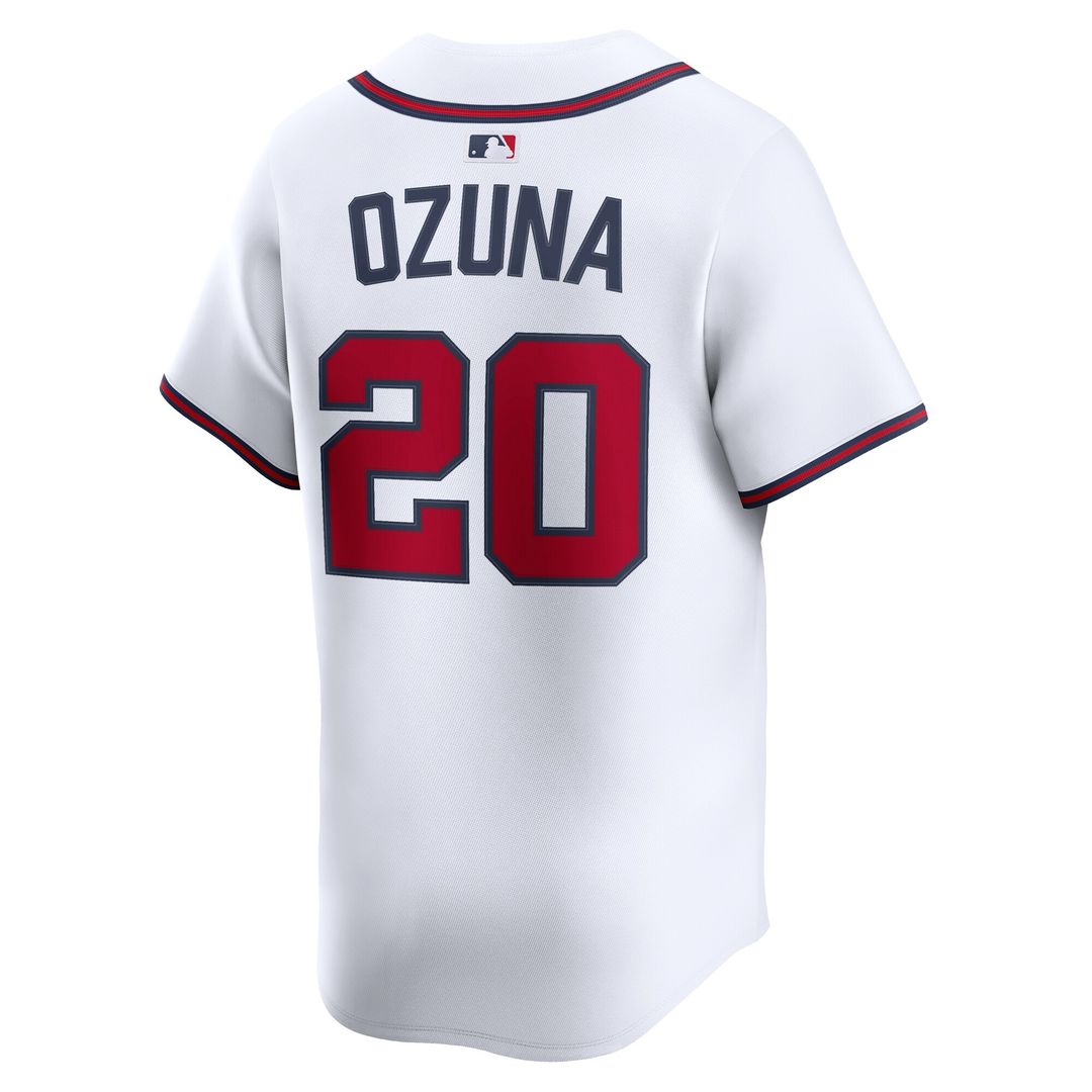 Atlanta Braves Marcell Ozuna Home Limited Jersey - White