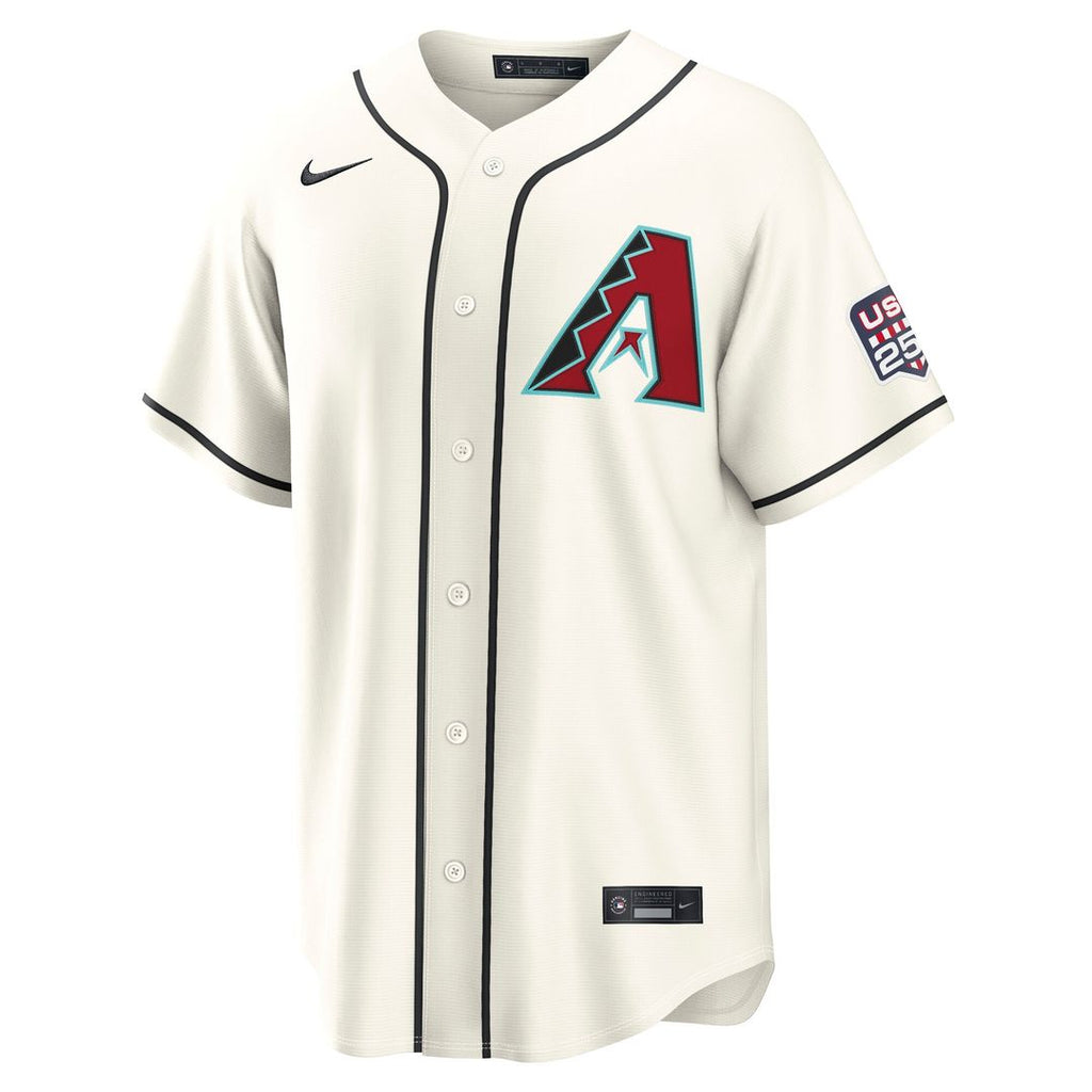 Arizona Diamondbacks Corbin Carroll USA 250 Fourth of July Home Stadium Jersey - Cream