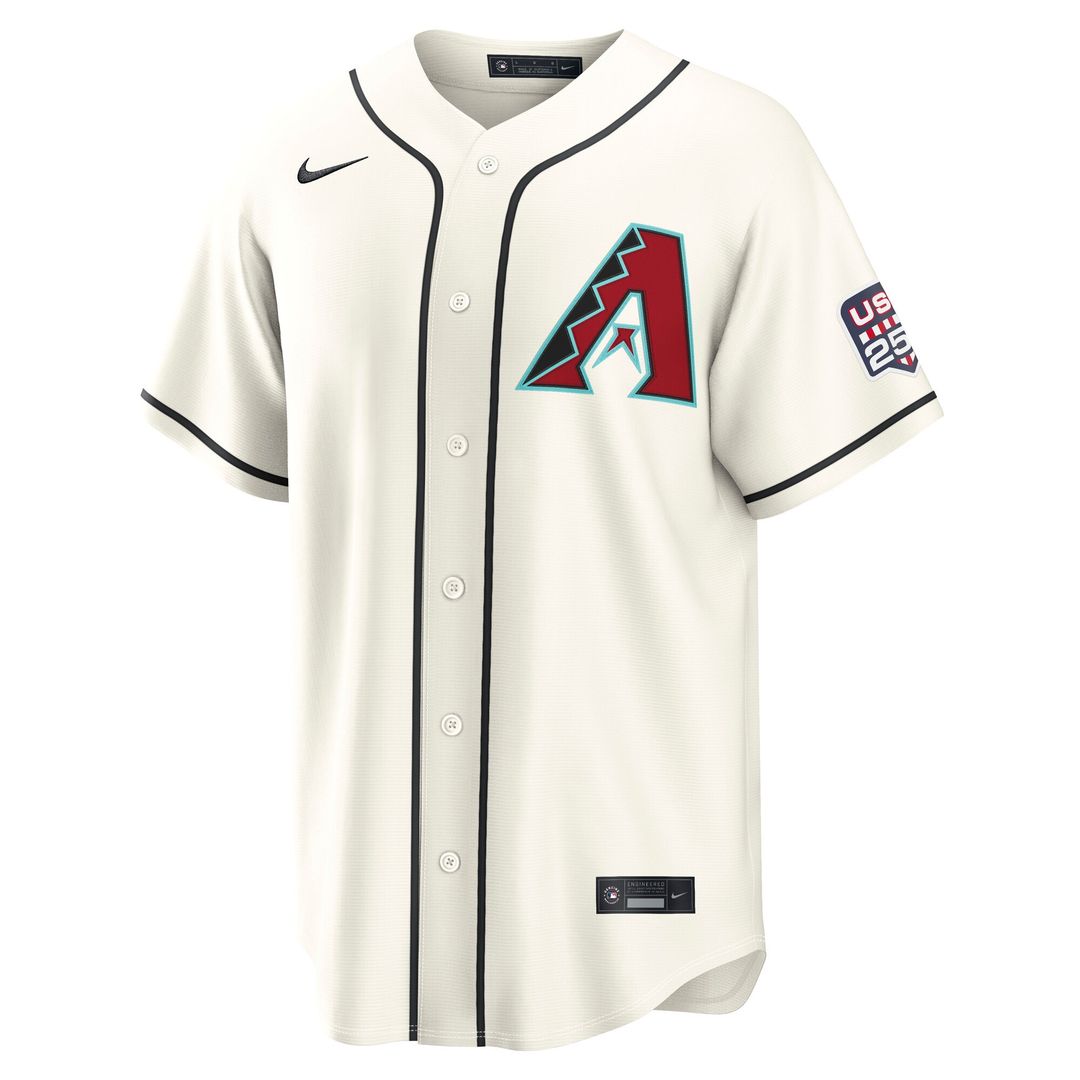 Arizona Diamondbacks Corbin Carroll USA 250 Fourth of July Home Stadium Jersey - Cream