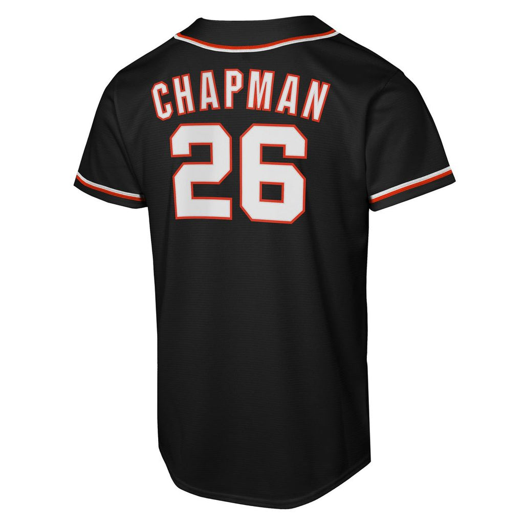 San Francisco Giants Matt Chapman Youth Fashion Replica Jersey - Black
