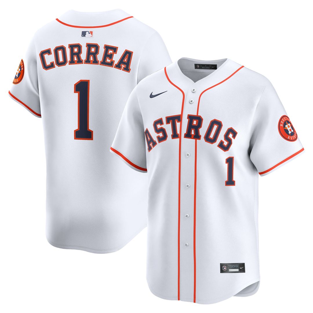 Houston Astros Carlos Correa Home Limited Jersey - White