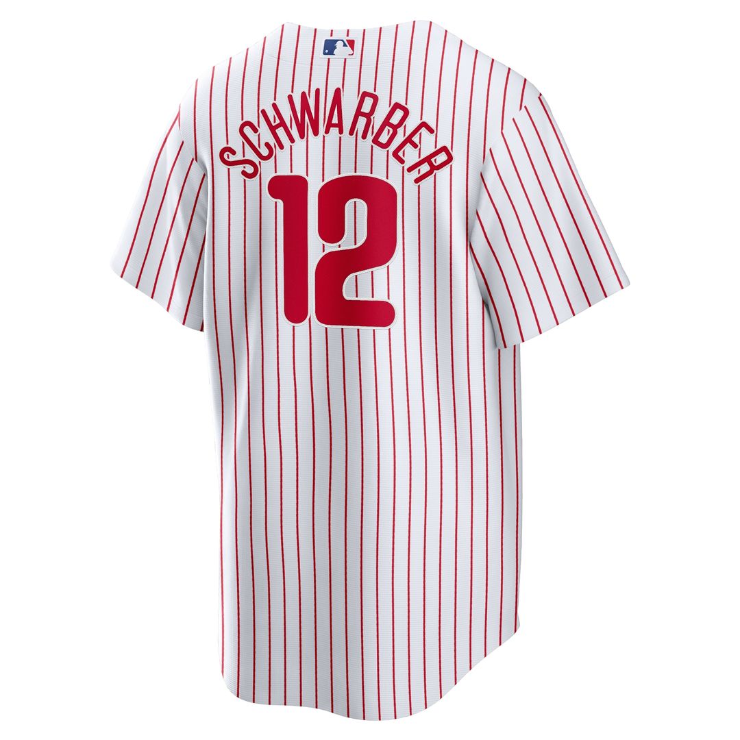Philadelphia Phillies Kyle Schwarber Replica Jersey - White