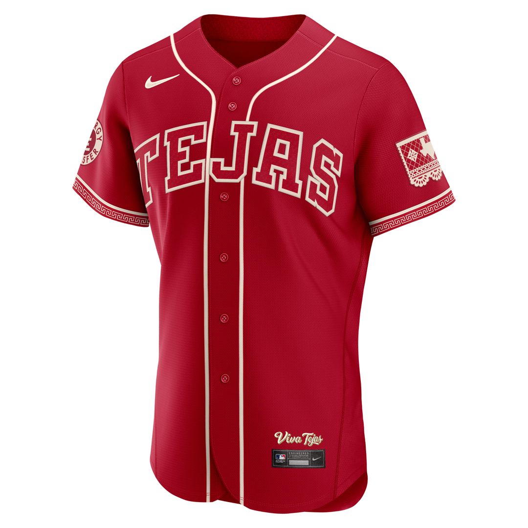 Texas Rangers Corey Seager 2026 City Connect Authentic Sponsor Patch Jersey - Red