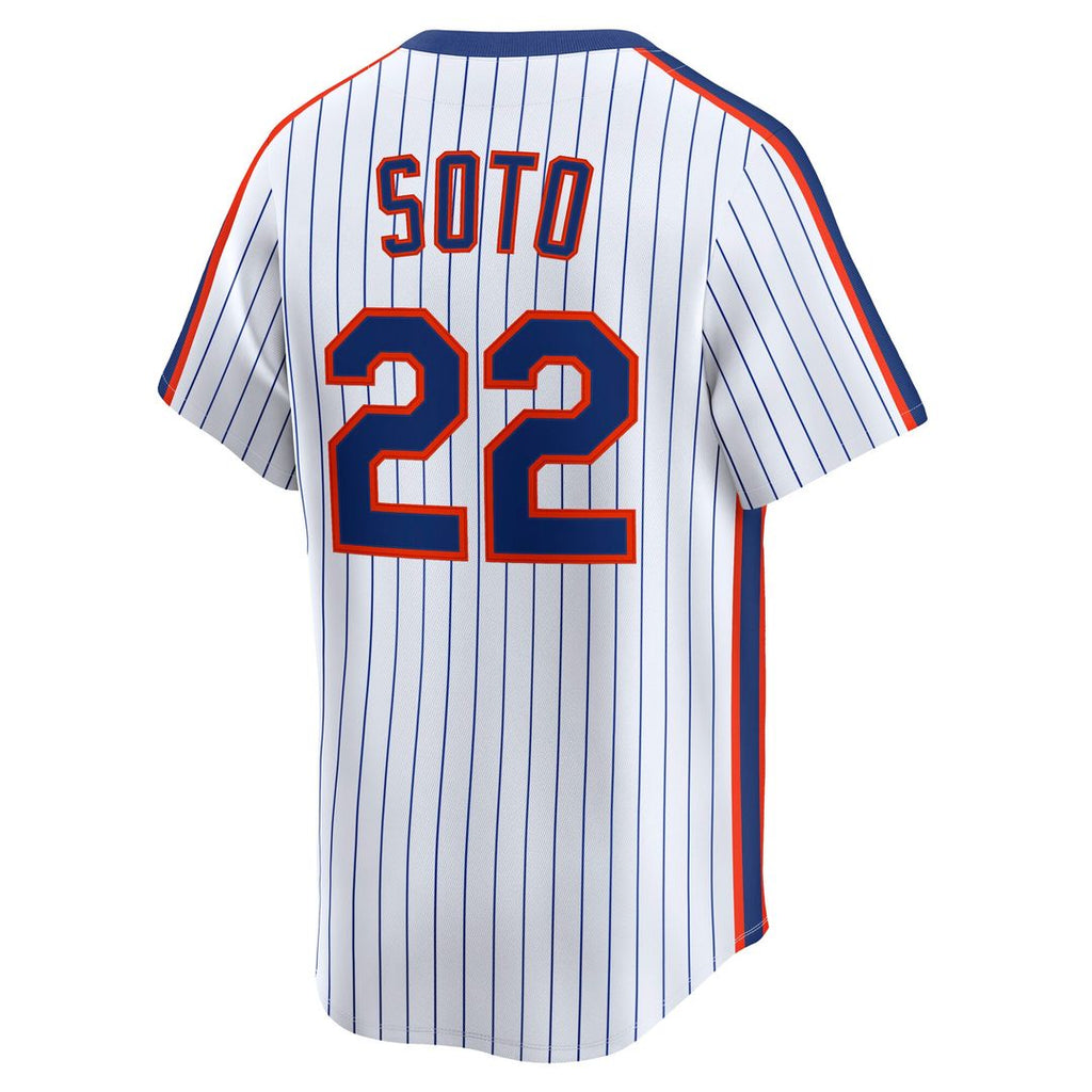 New York Mets Juan Soto Cooperstown Limited 40th Anniversary Jersey - White