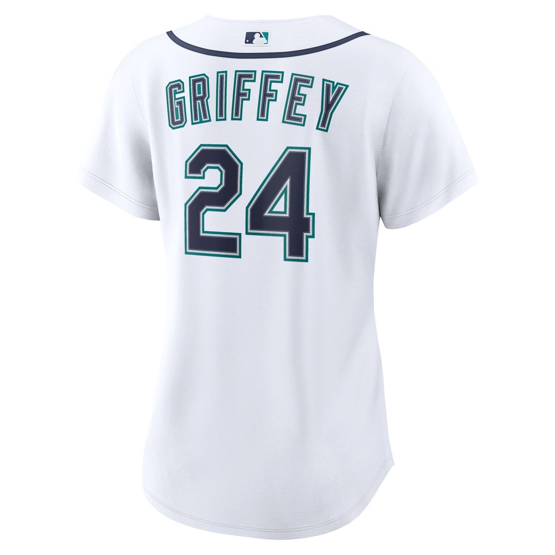 Seattle Mariners Ken Griffey Jr. Women's Home Replica Jersey - White