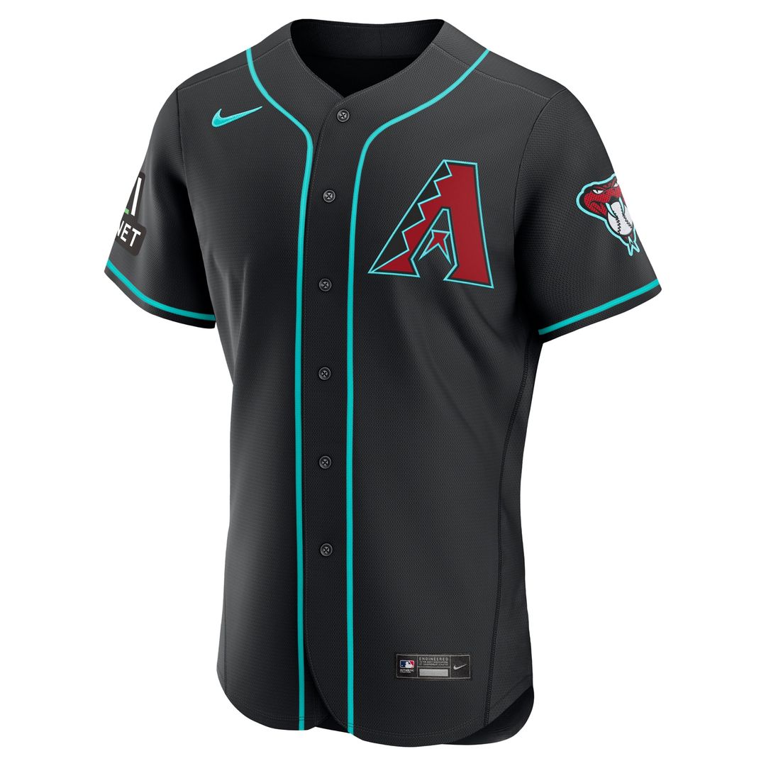 Arizona Diamondbacks Alternate Authentic Jersey - Black