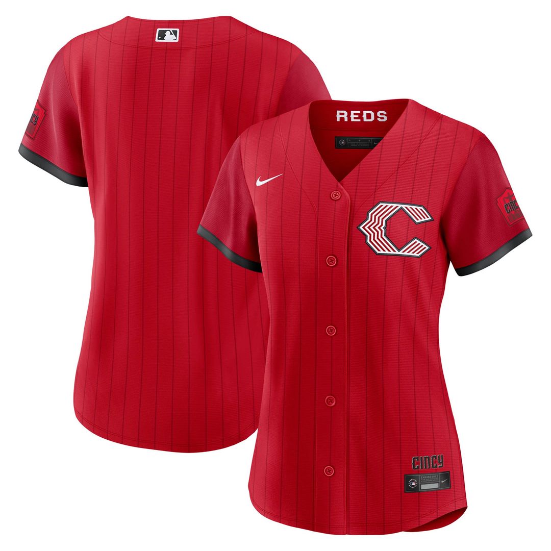 Cincinnati Reds Women's 2026 City Connect Stadium Jersey - Red