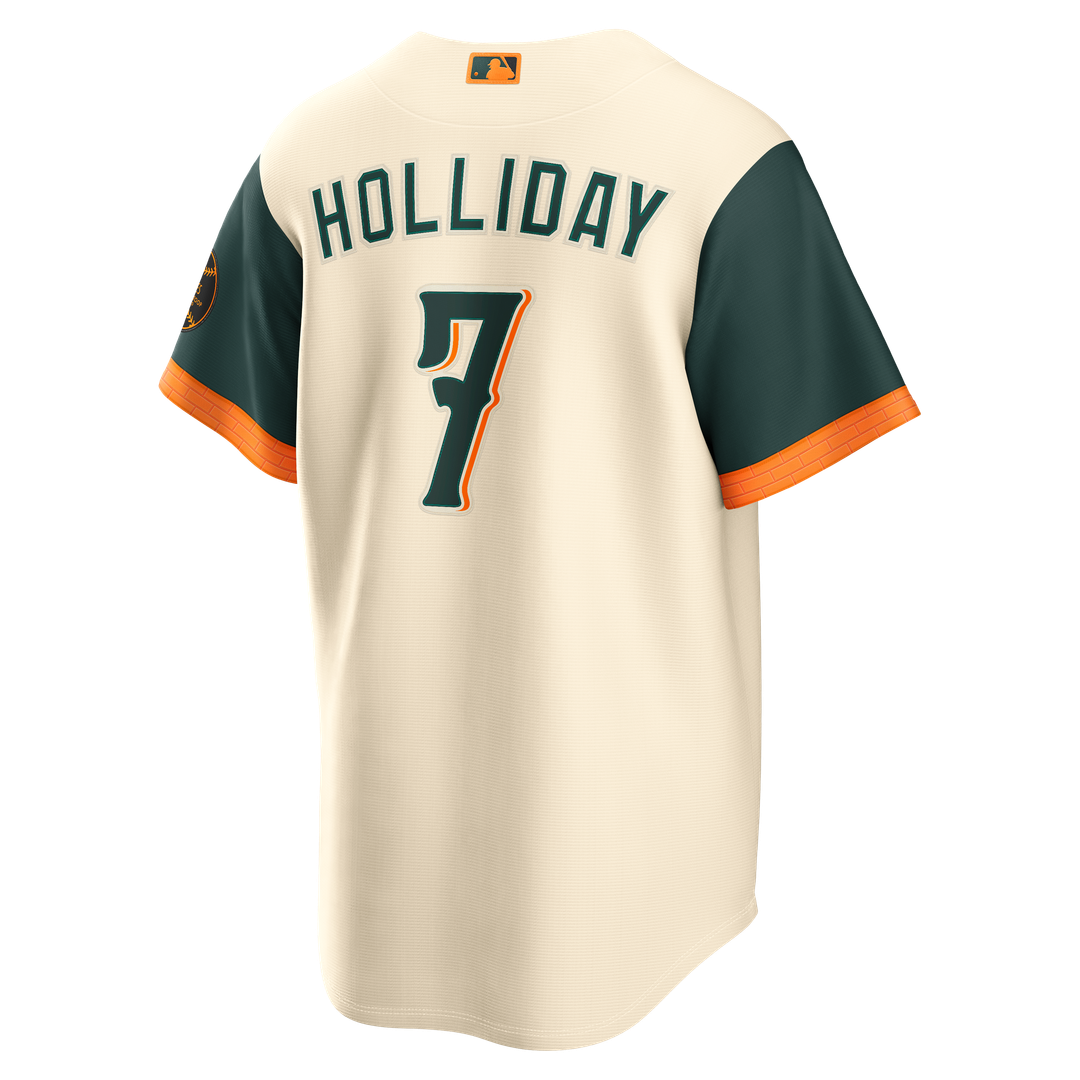 Baltimore Orioles Jackson Holliday 2026 City Connect Stadium Jersey - Cream