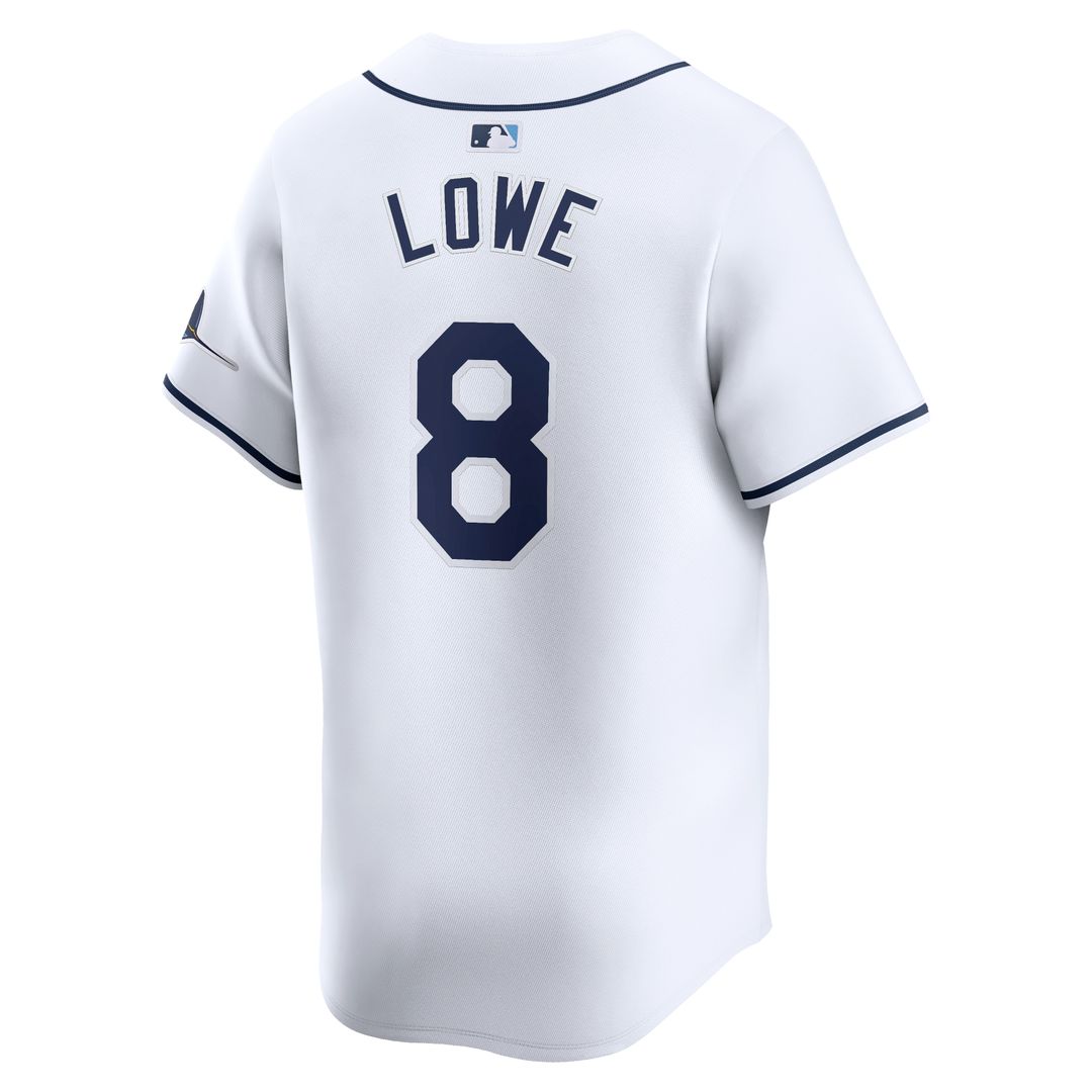 Tampa Bay Rays Brandon Lowe Home Limited Jersey - White