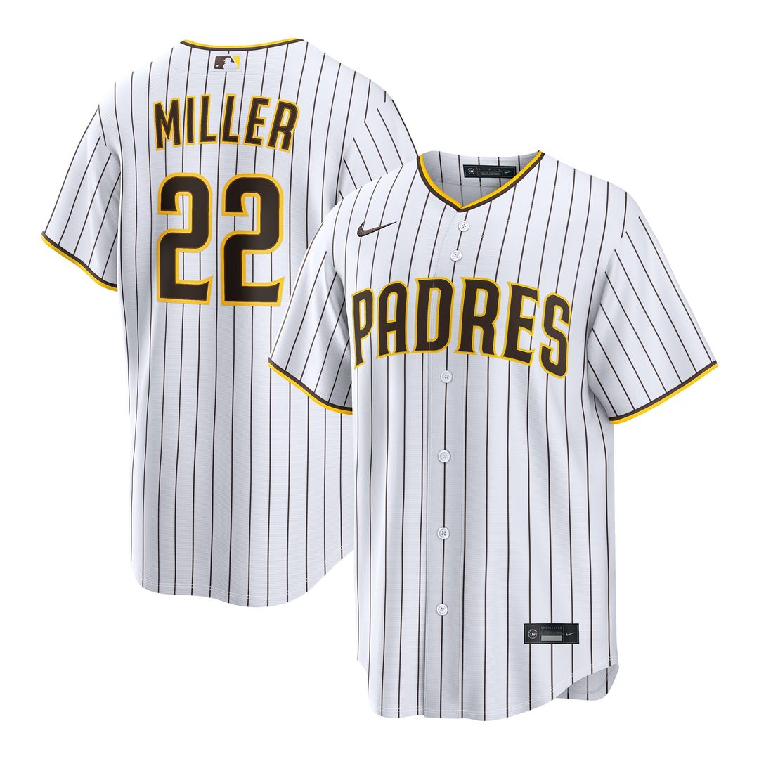 San Diego Padres Mason Miller Home Replica Jersey - White