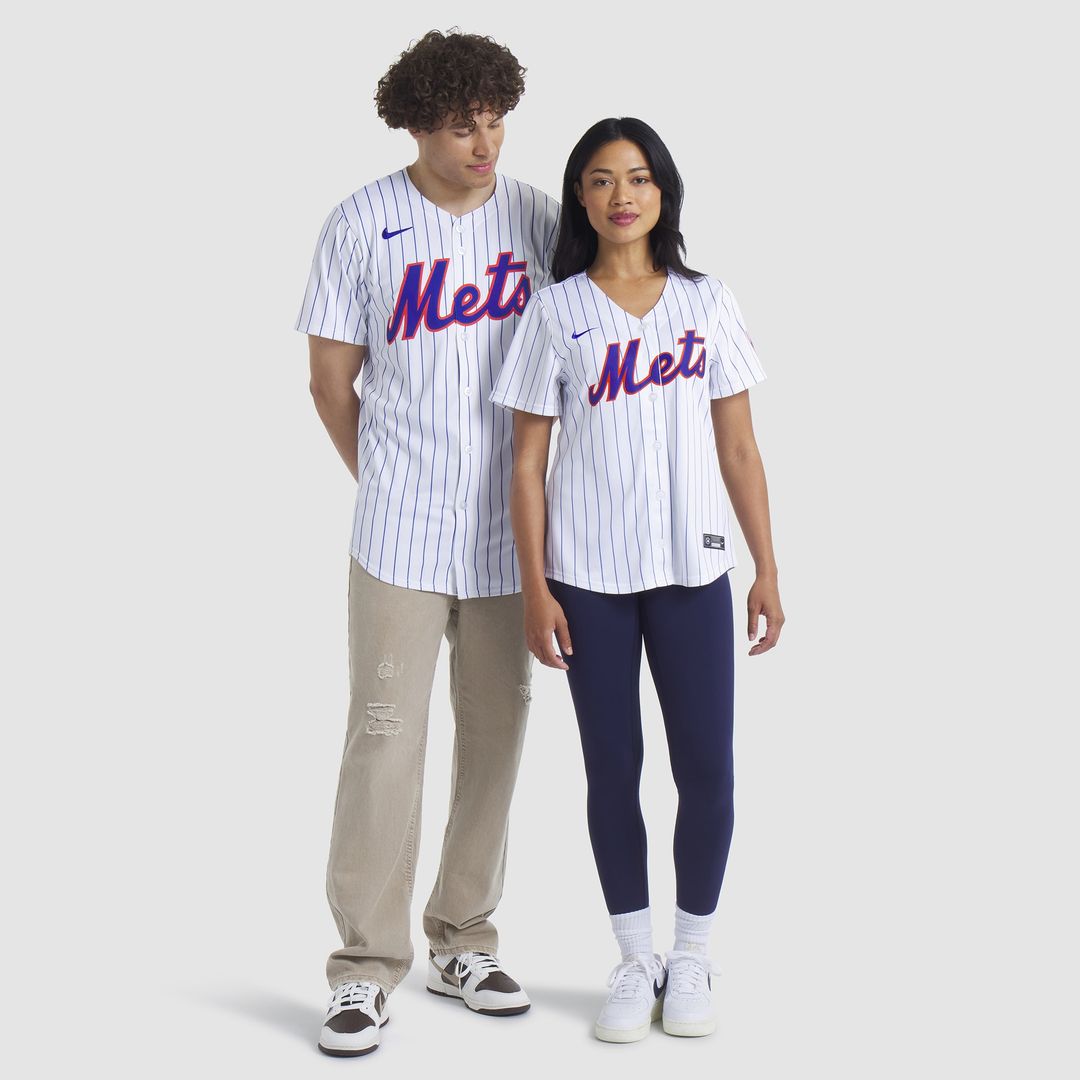 New York Mets Home Replica Team Jersey - White