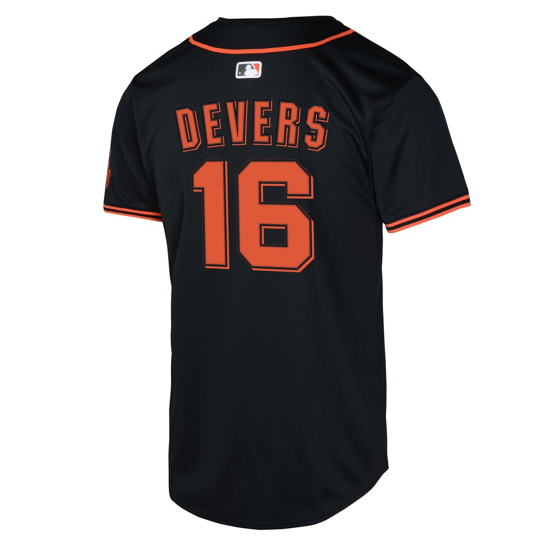 San Francisco Giants Rafael Devers Youth Limited Jersey - Black