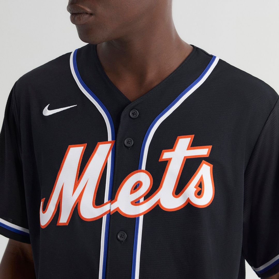 New York Mets Juan Soto Fashion Replica Black Out Jersey