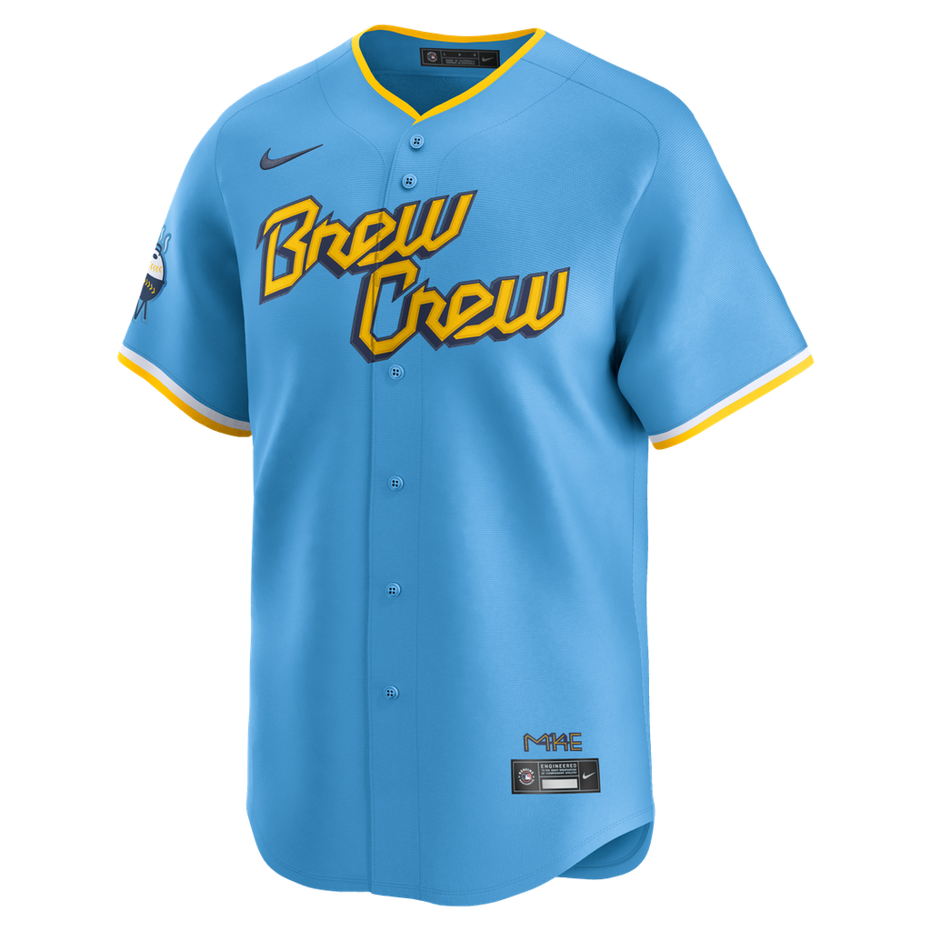 Milwaukee Brewers City Connect Limited Jersey - Light Blue
