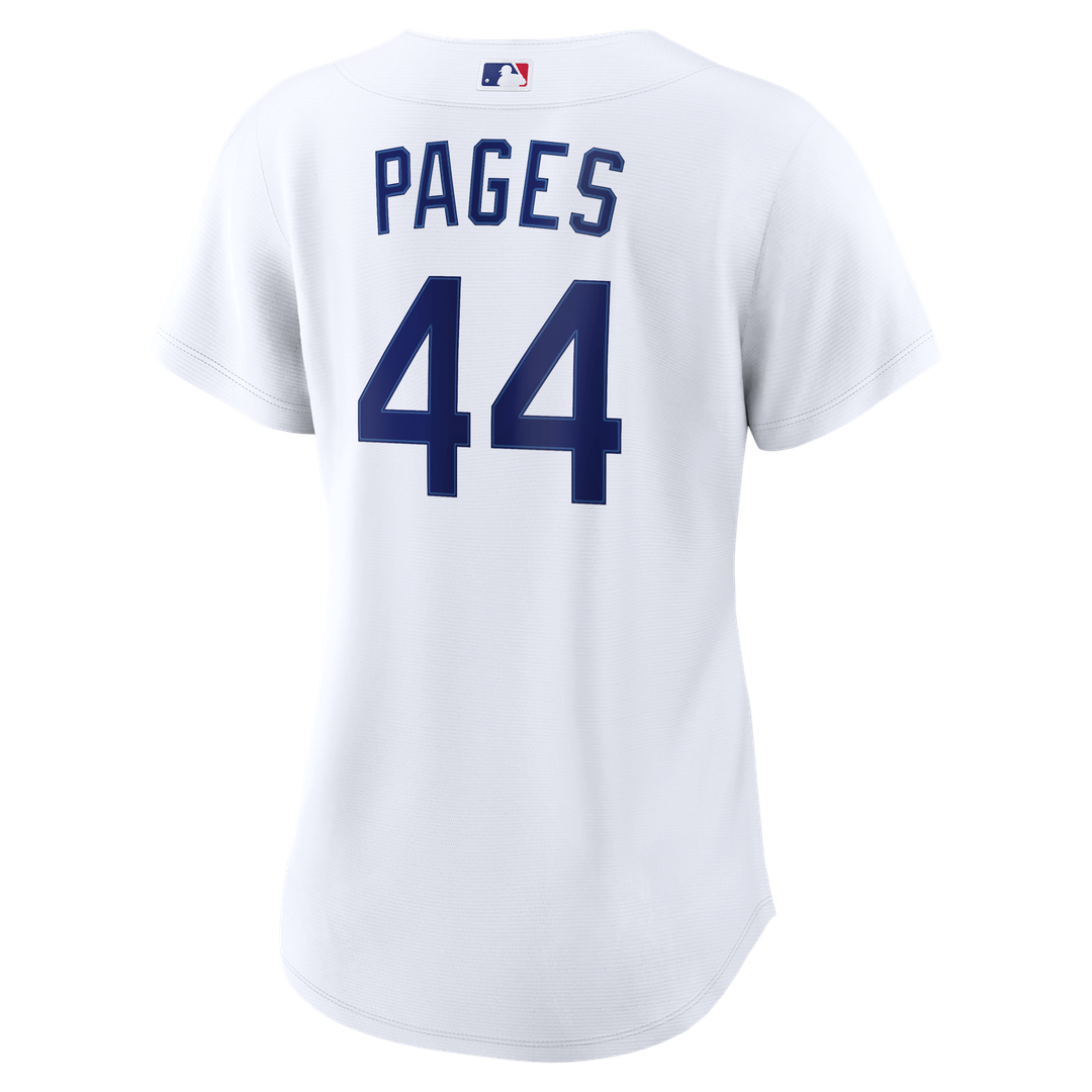 Los Angeles Dodgers Andy Pages Women's Home Replica Jersey - White