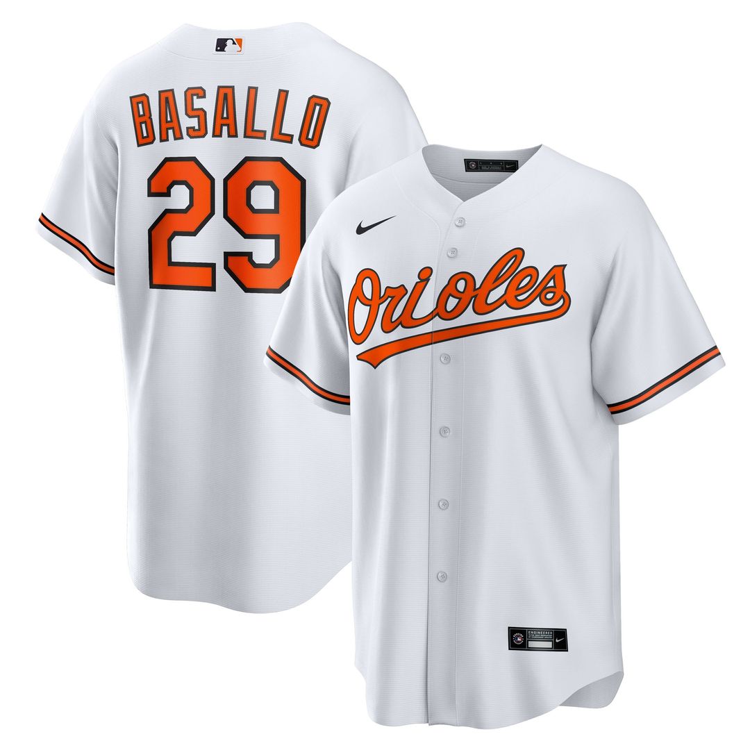 Baltimore Orioles Samuel Basallo Replica Jersey - White