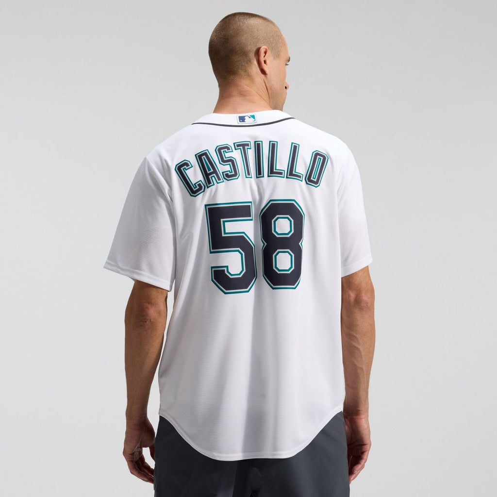 Seattle Mariners Luis Castillo Home Replica Jersey - White