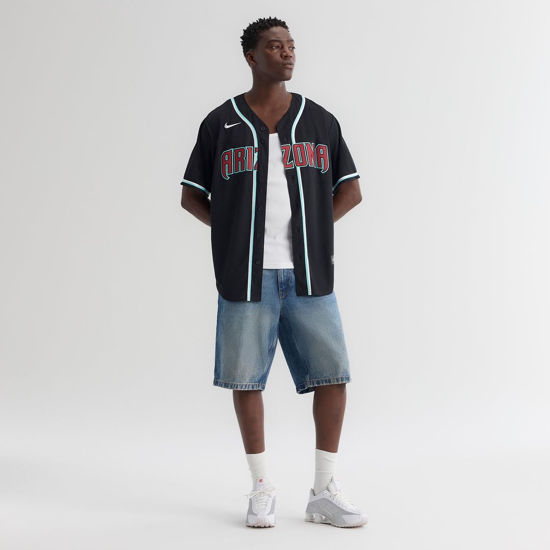 Arizona Diamondbacks Fashion Replica Black Out Jersey