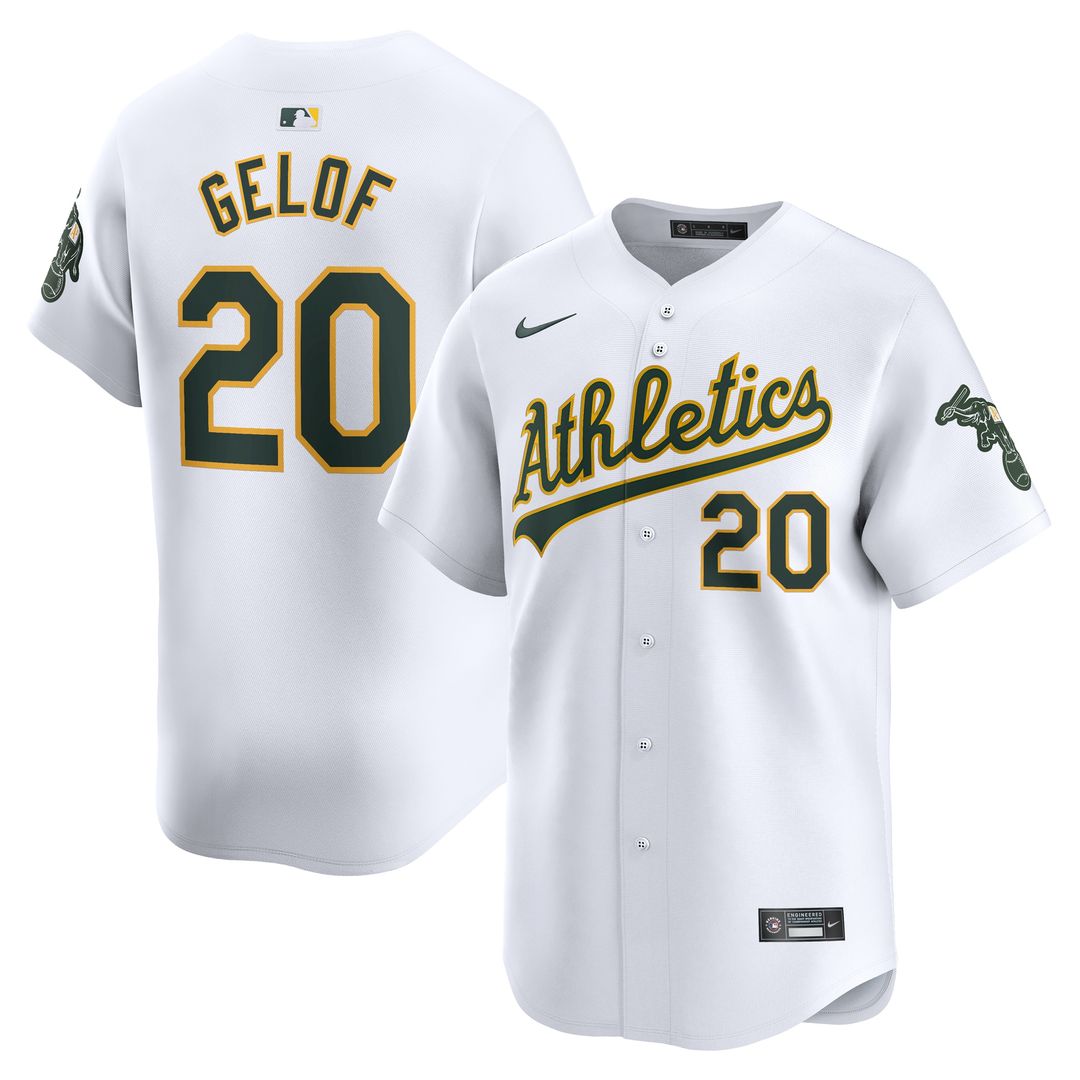 Athletics Zack Gelof Home Limited Jersey - White