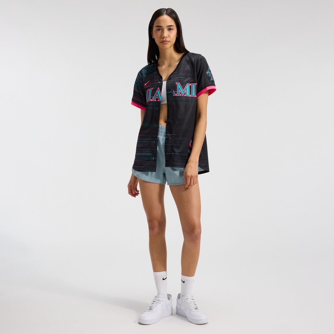 Miami Marlins Women's 2025 City Connect Limited Jersey - Black