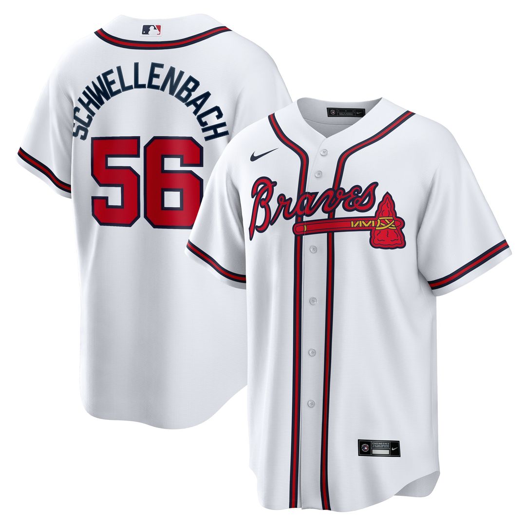 Atlanta Braves Spencer Schwellenbach Home Replica Jersey - White