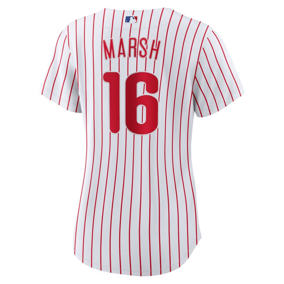Philadelphia Phillies Brandon Marsh Women's Home Replica Jersey - White