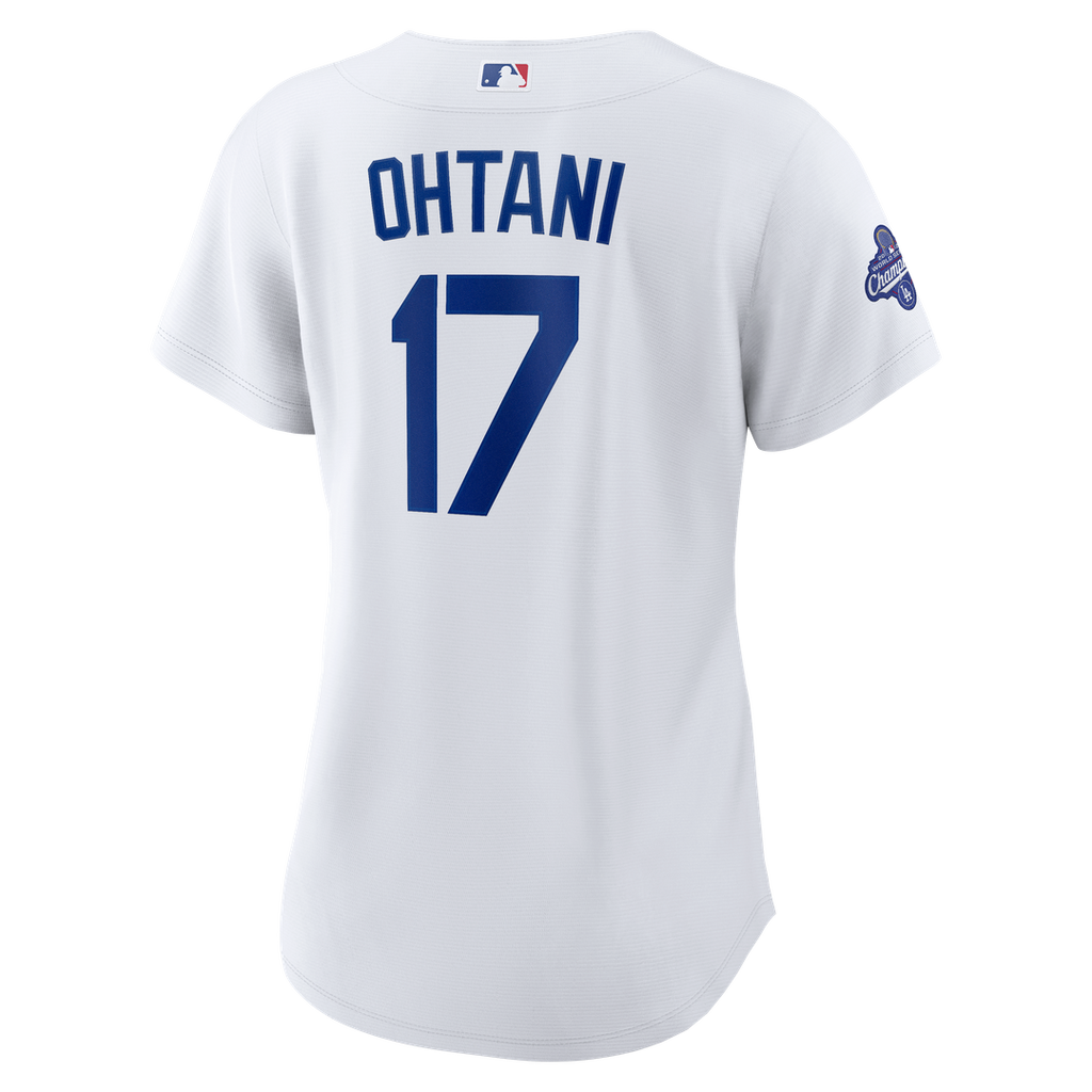 Los Angeles Dodgers Shohei Ohtani Women's 2025 World Series Champions Home Replica Jersey - White