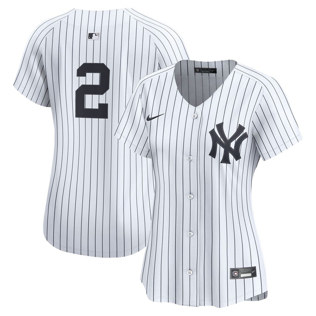 New York Yankees Derek Jeter Women's Home Limited Jersey - White