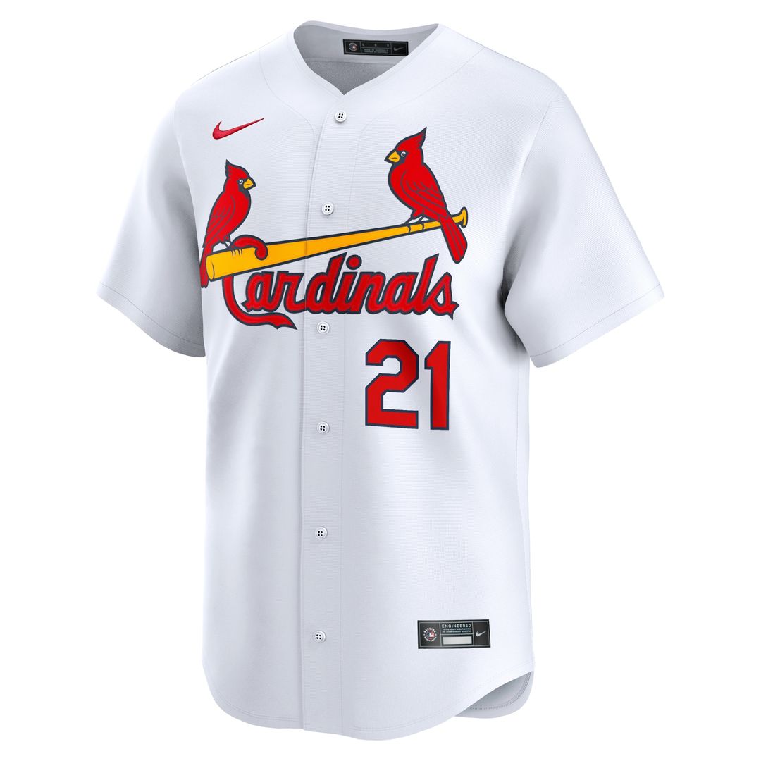 St. Louis Cardinals Lars Nootbaar Home Limited Jersey - White