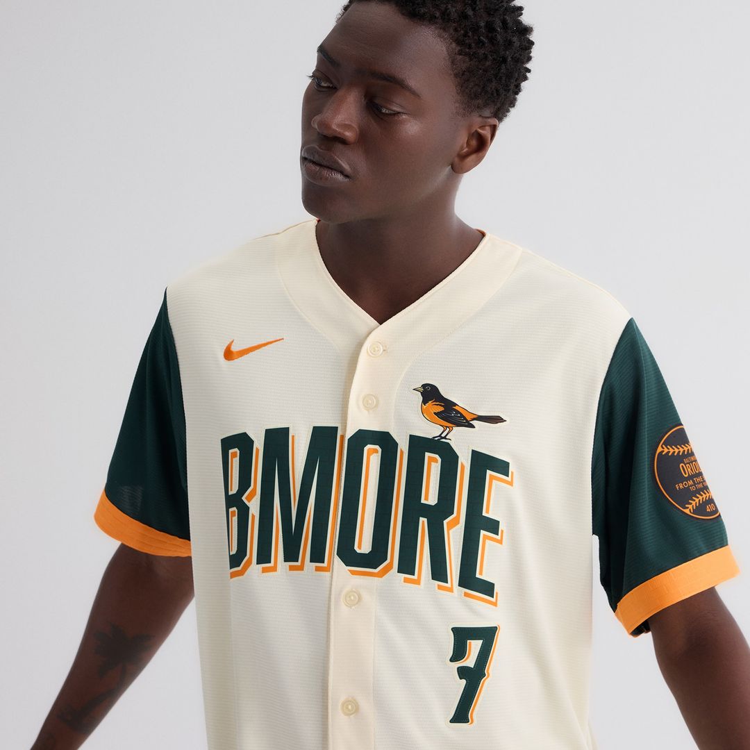 Baltimore Orioles Jackson Holliday 2026 City Connect Stadium Jersey - Cream